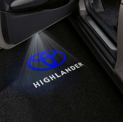 Toyota Highlander Premium Door Puddle Lights Multiple Designs 2008-2026