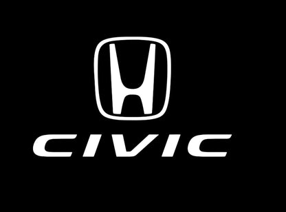 Honda Civic 7th/10th/11th Gen Door Stick On Puddle Lights Multiple Designs 2001–2026