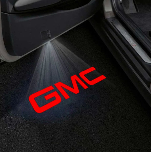 GMC Acadia Door Stick On Puddle Lights Multiple Designs 2007-2023