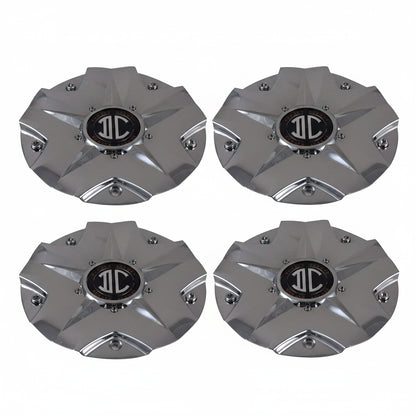 Four 2Crave C518702 chrome center caps