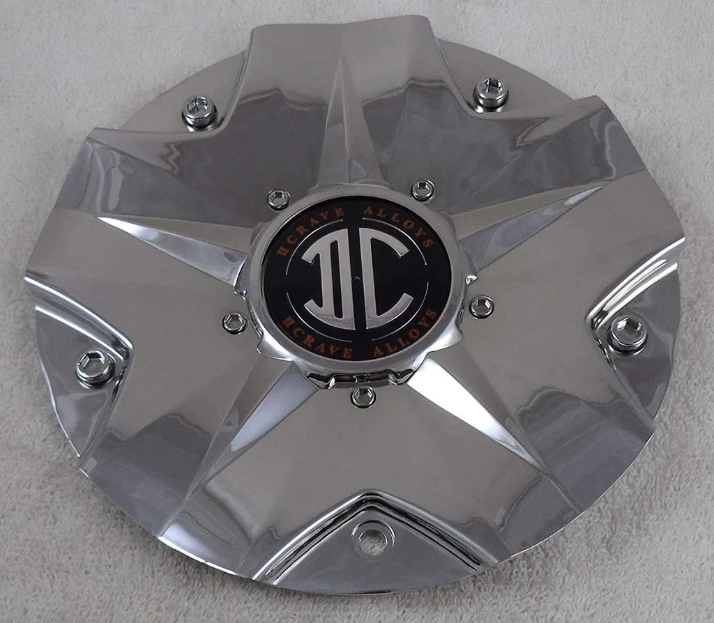 2Crave chrome center cap side view