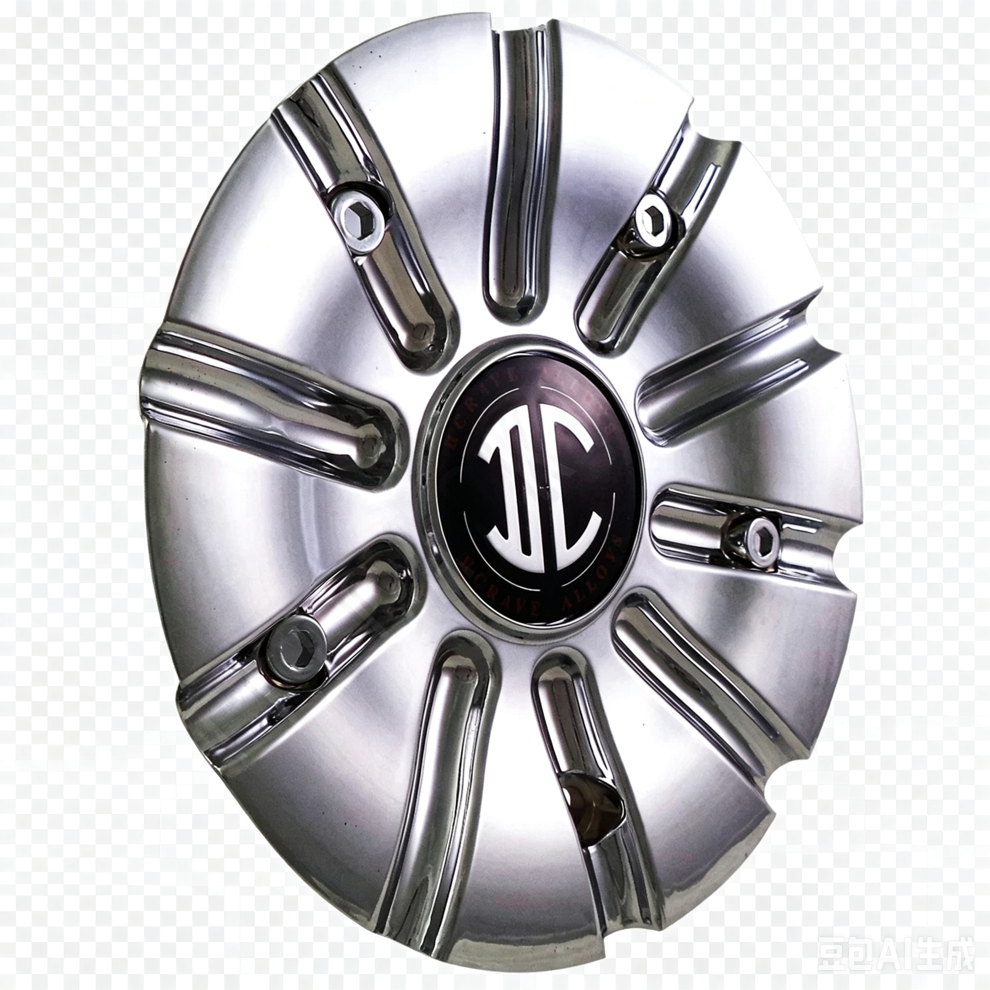 2Crave chrome center caps set of four