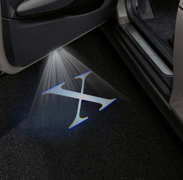 Tesla Model X Premium Door Puddle Lights Multiple Designs 2016–2021