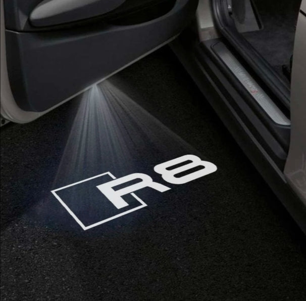 Audi R8 Premium Door Puddle Lights Multiple Designs 2007-2024