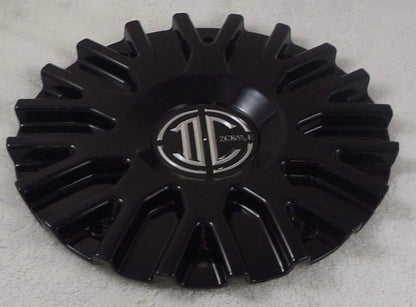 2Crave gloss black wheel center cap side view