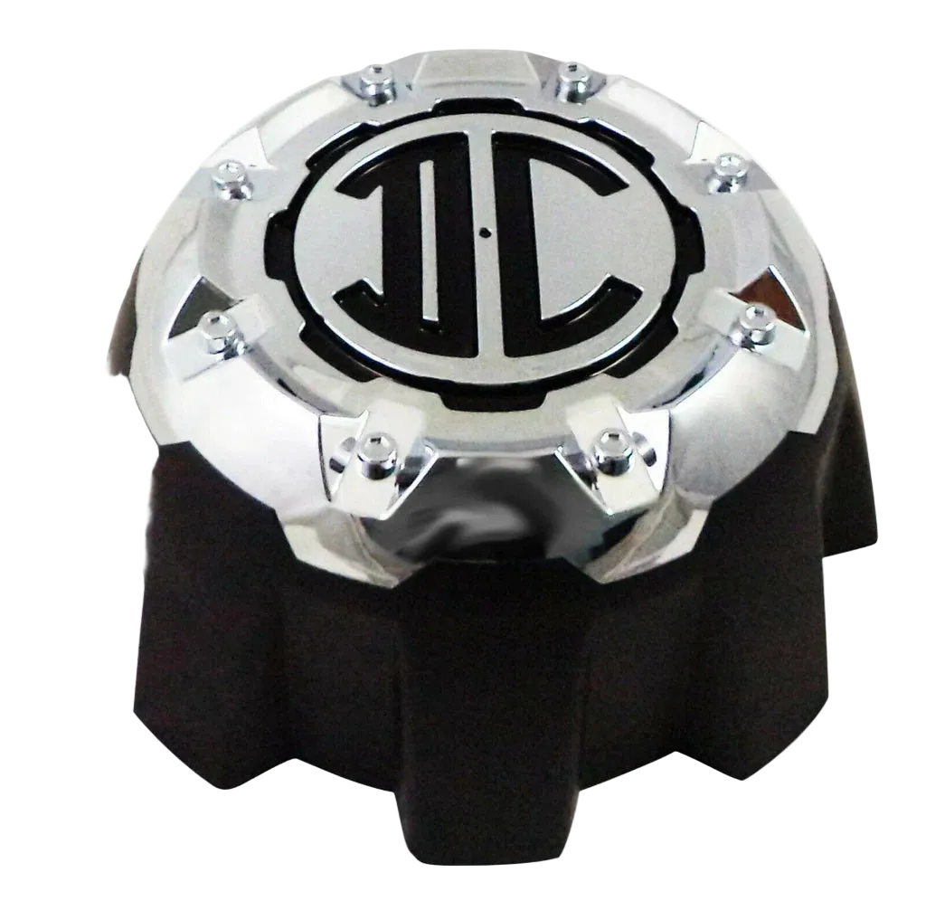 2Crave NX-8H-UP chrome black 8-lug center cap