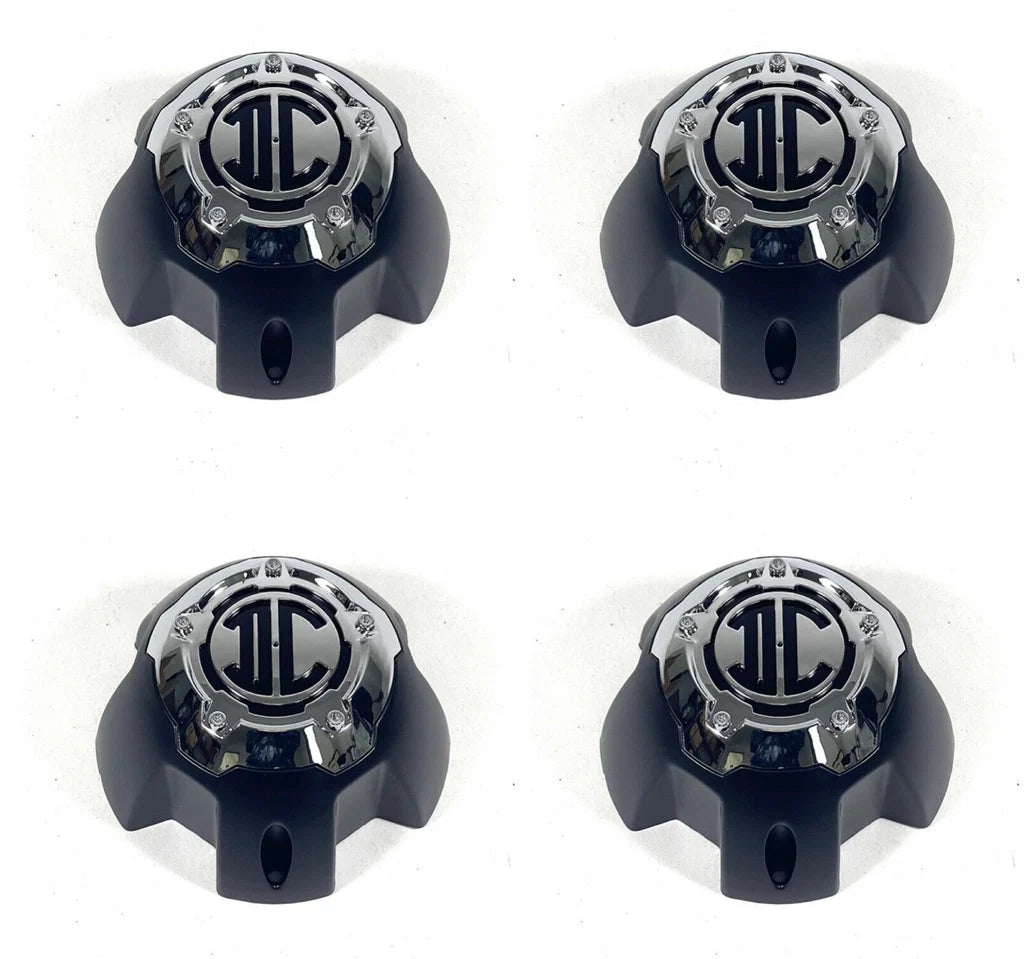Four 2Crave NX-5H-E chrome center caps