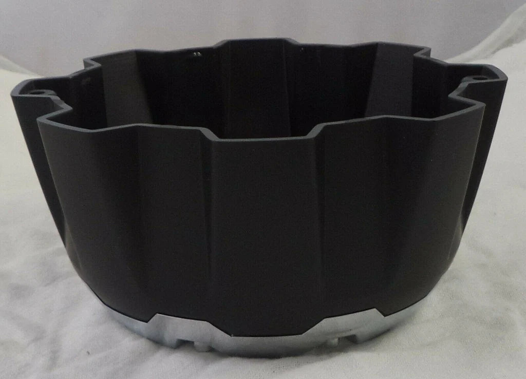2Crave NX-8H-UP Chrome/Black 8-Lug Wheel Center Caps (Set of 4)