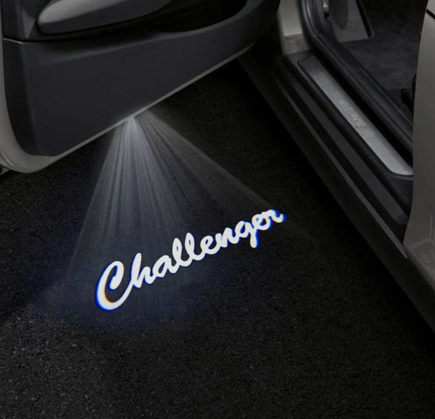 Dodge Challenger 3rd Gen Premium Door Puddle Lights Multiple Designs 2008-2023