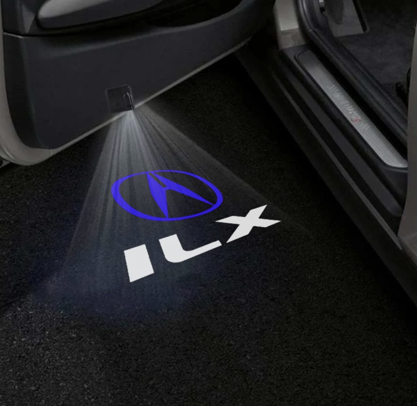 Acura ILX Door Stick On Puddle Lights Multiple Designs 2013–2022