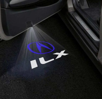 Acura ILX Door Stick On Puddle Lights Multiple Designs 2013–2022
