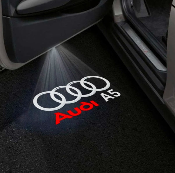 Audi A5 Premium Door Puddle Lights Multiple Designs 2007 - 2026