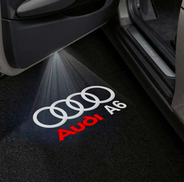 Audi A6 Premium Door Puddle Lights Multiple Designs 2005 - 2026