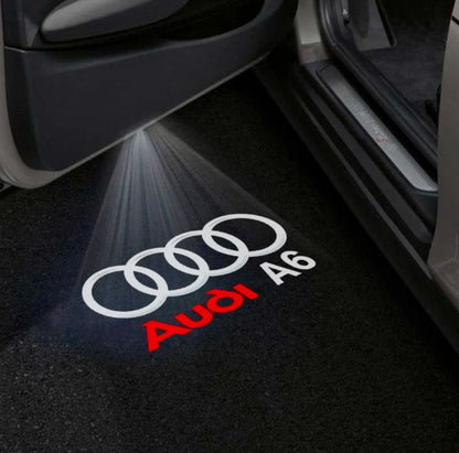 Audi A6 Premium Door Puddle Lights Multiple Designs 2005 - 2026