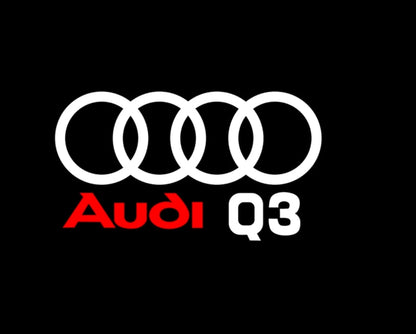 Audi Q3 Premium Door Puddle Lights Multiple Designs 2011 - 2026