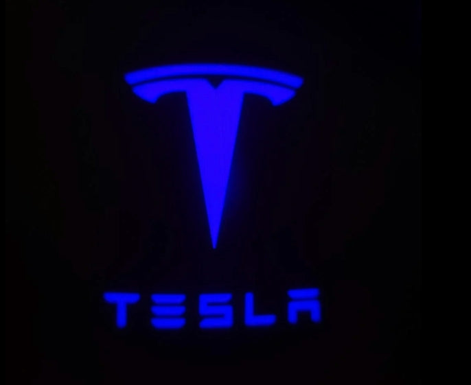 Tesla Model 3 Dynamic Dual Lens Premium Door Puddle Lights Multiple Designs 2017-2023