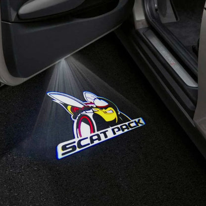 Dodge Challenger 3rd Gen Premium Door Puddle Lights Multiple Designs 2008-2023