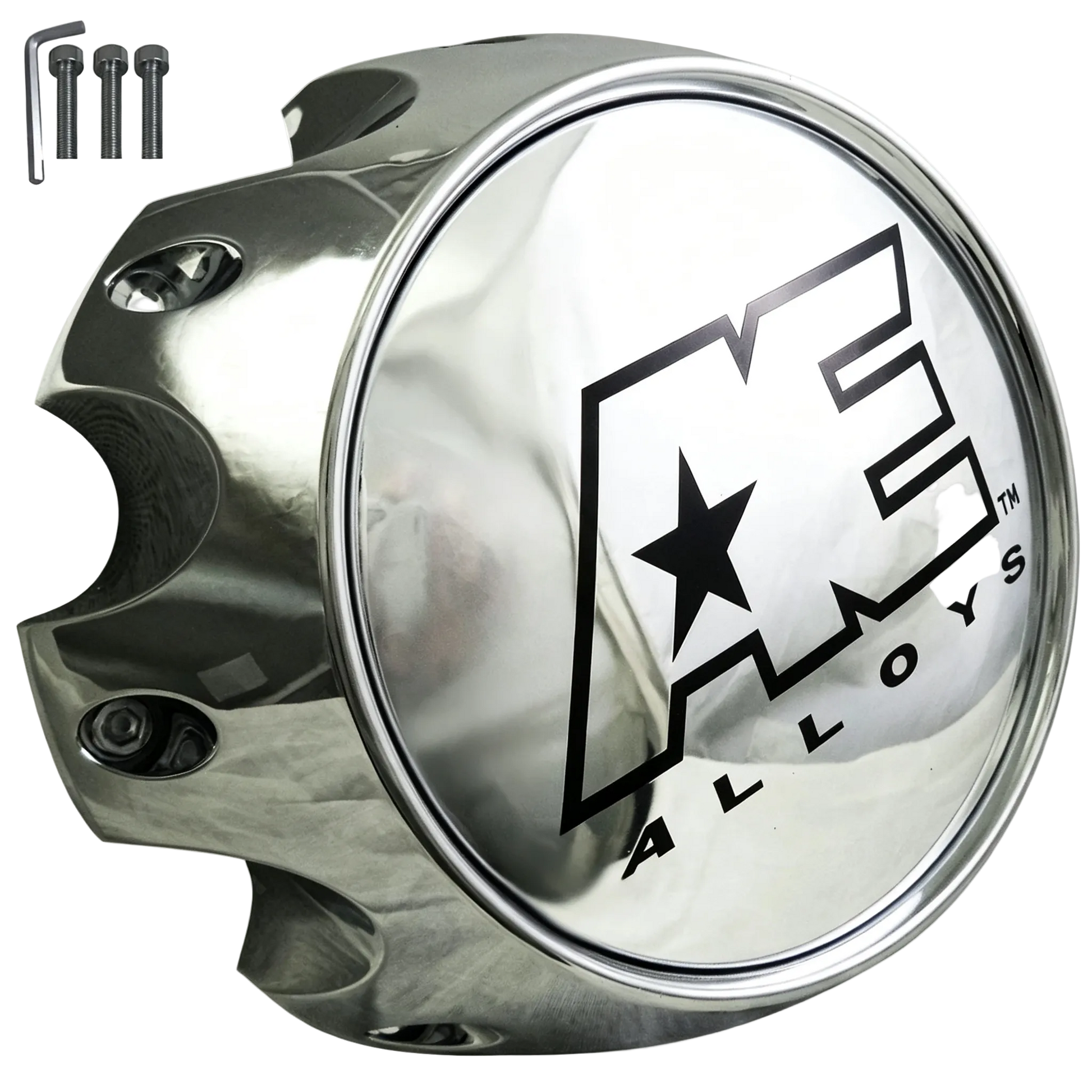 Eagle chrome cap