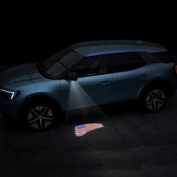 Ford EXPLORER 5th Gen Premium Side Wing Mirror Puddle Lights Multiple Designs 2011-2019