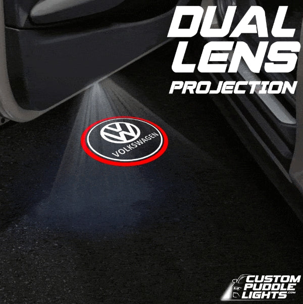 Volkswagen Tiguan 3rd Gen Dynamic Dual Lens Premium Door Puddle Lights Multiple Designs 2024-2026