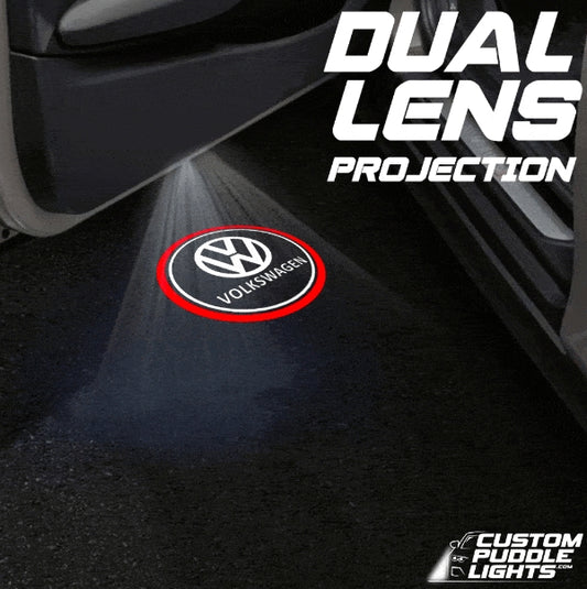 Volkswagen Tiguan 3rd Gen Dynamic Dual Lens Premium Door Puddle Lights Multiple Designs 2024-2026