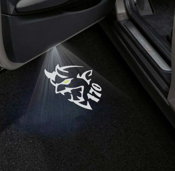 Dodge Challenger 3rd Gen Premium Door Puddle Lights Multiple Designs 2008-2023