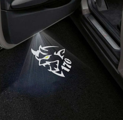 Dodge Challenger 3rd Gen Premium Door Puddle Lights Multiple Designs 2008-2023