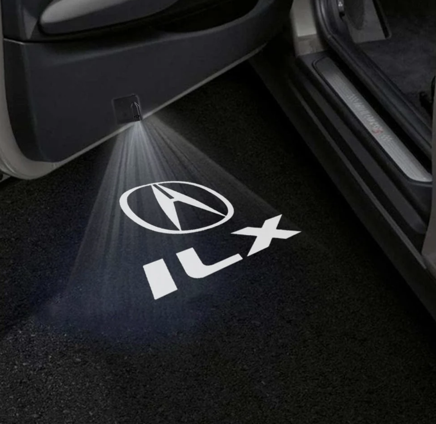 Acura ILX Door Stick On Puddle Lights Multiple Designs 2013–2022