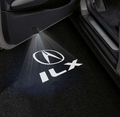 Acura ILX Door Stick On Puddle Lights Multiple Designs 2013–2022