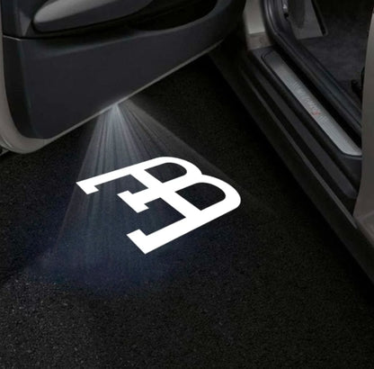 Bugatti Divo 1st Gen Door Stick On Puddle Lights Multiple Designs 2019-2021