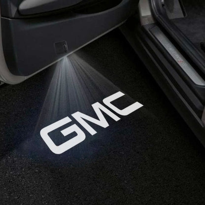 GMC Acadia Door Stick On Puddle Lights Multiple Designs 2007-2023