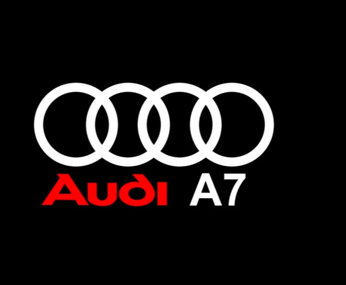 Audi A7 Dynamic Dual Lens Premium Door Puddle Lights Multiple Designs 2010-2026