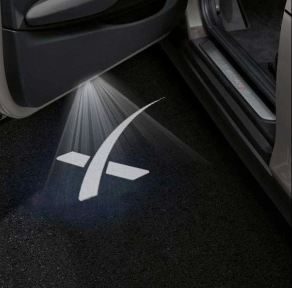 Tesla Model X Premium Door Puddle Lights Multiple Designs 2016–2021