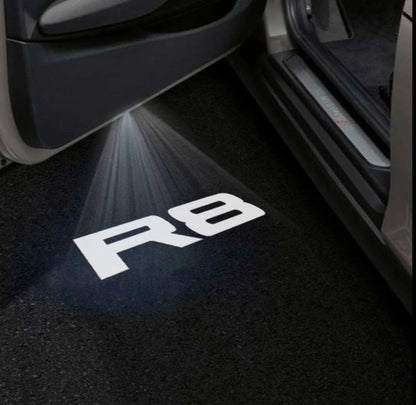 Audi R8 Premium Door Puddle Lights Multiple Designs 2007-2024