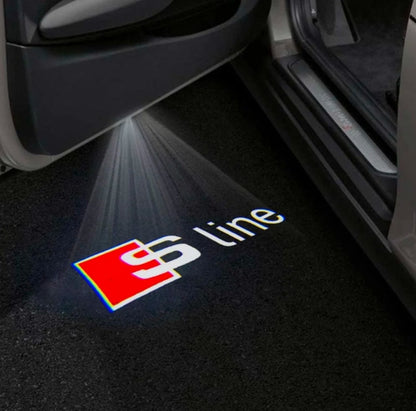 Audi S3 / RS3 Premium Door Puddle Lights Multiple Designs 1999 - 2026