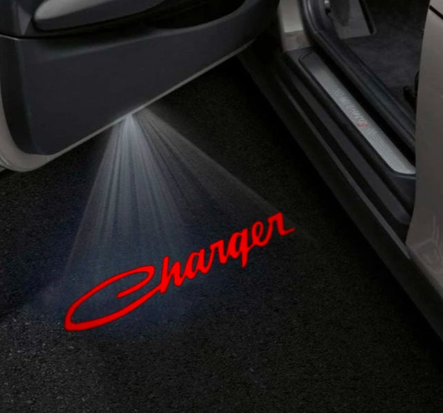 Dodge Charger 6th/7th/8th Gen Premium Door Puddle Lights Multiple Designs 2006-2024