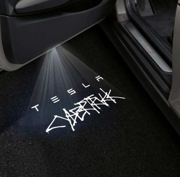 Premium LED Door Projector Puddle Lights TESLA Cybertruck 2024-2026