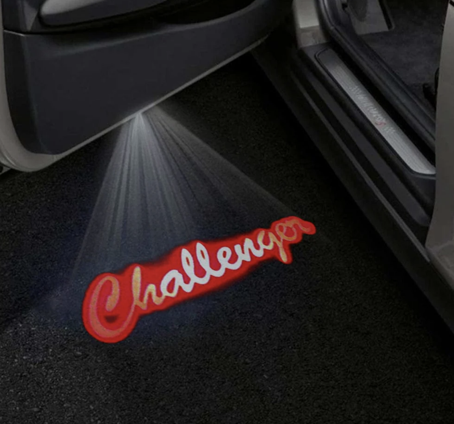 Dodge Challenger 3rd Gen Premium Door Puddle Lights Multiple Designs 2008-2023