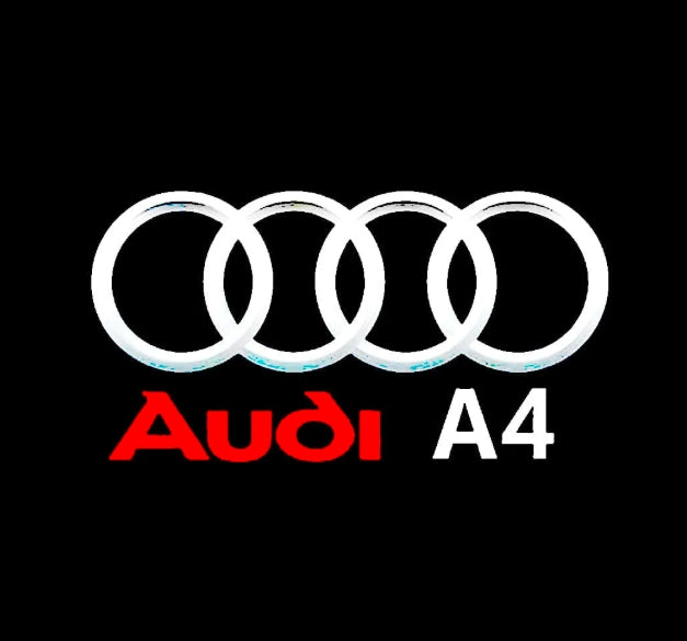 Audi A4 Dynamic Dual Lens Premium Door Puddle Lights Multiple Designs 2001-2026