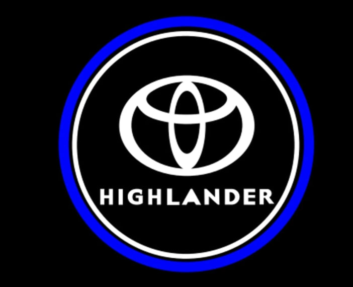 Toyota Highlander Premium Door Puddle Lights Multiple Designs 2008-2026