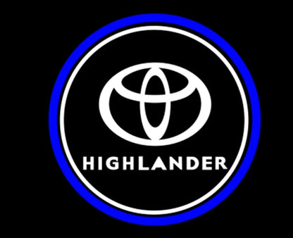Toyota Highlander Premium Door Puddle Lights Multiple Designs 2008-2026
