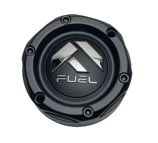 Fuel 1003-42MB flat black wheel center cap detail