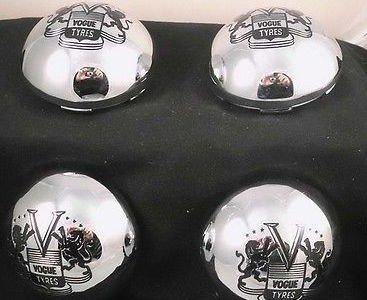 Vogue Wheels 008-K86 Chrome Custom Wheel Center Caps (4 CAPS)