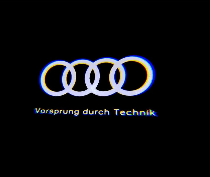 Audi A2 Premium Door Puddle Lights Multiple Designs 2000–2005