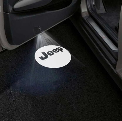 Jeep Cherokee Sport Premium Door Puddle Lights Multiple Designs 2014–2018