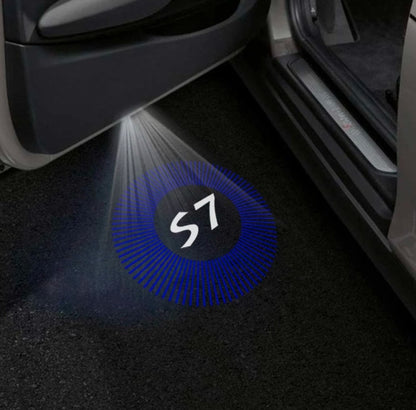 Audi S7 Premium Door Puddle Lights Multiple Designs 2012-2026