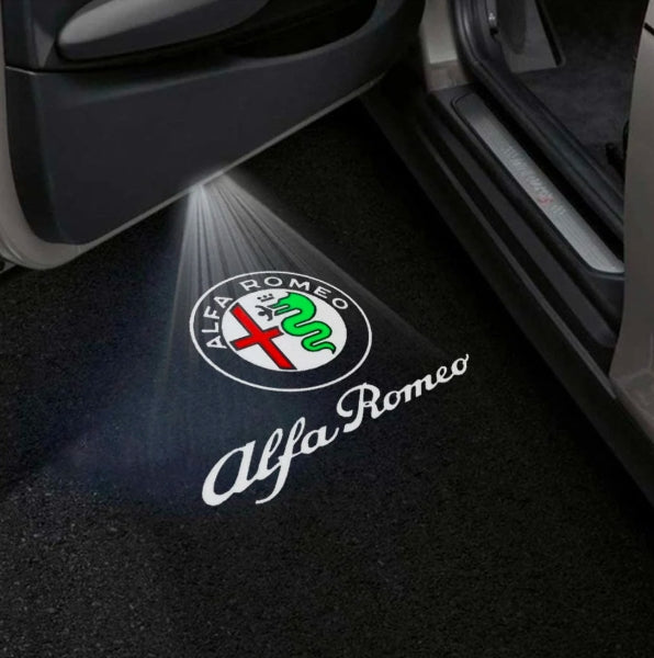 Alfa Romeo Giulia 952 Premium Door Puddle Lights Multiple Designs 2015–2026
