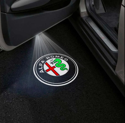 Alfa Romeo Spider Premium Door Puddle Lights Multiple Designs 2006-2010