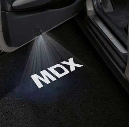 Acura MDX 4th Gen Door Stick On Puddle Lights Multiple Designs 2022–2026