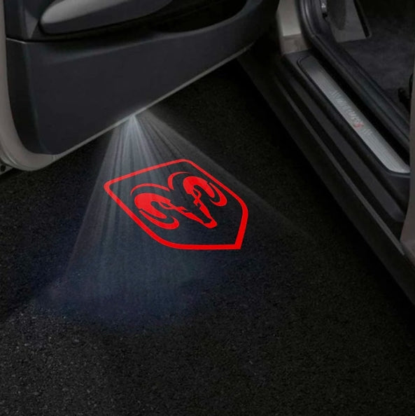 Dodge Viper Door Stick On Puddle Lights Multiple Designs 1991-2017